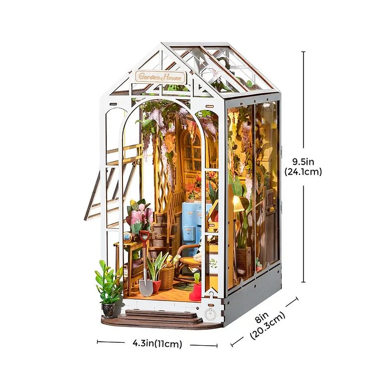DIY Book Nook- Garden House